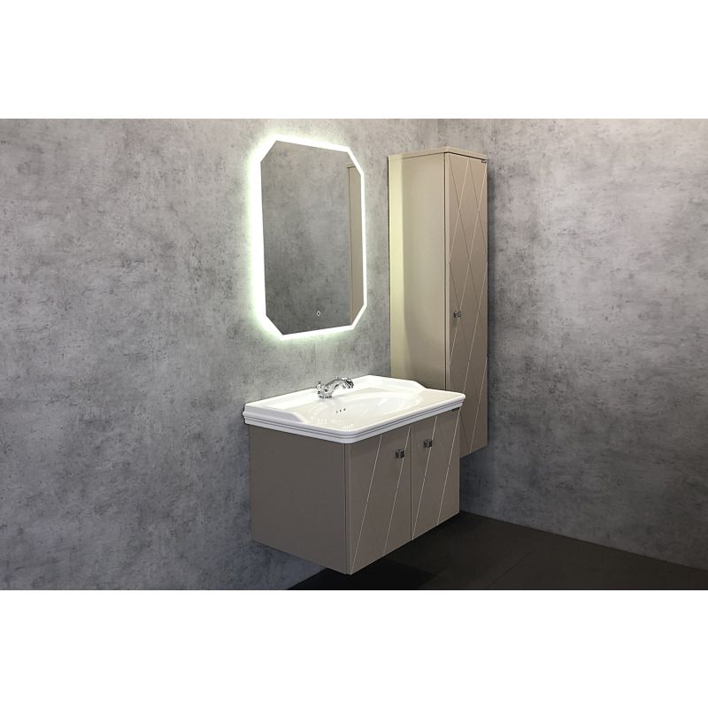 Тумба с раковиной Comforty "Кремона-80" 00-00001040 латте с раковиной 50180