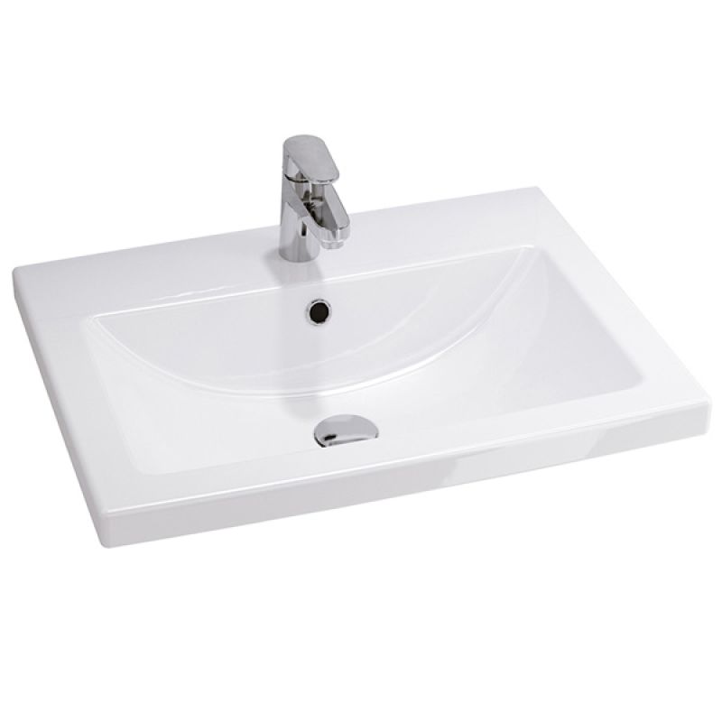 Тумба с раковиной Comforty "Нарва-70-2" 00-00015236 белый матовый с раковиной Como 70 