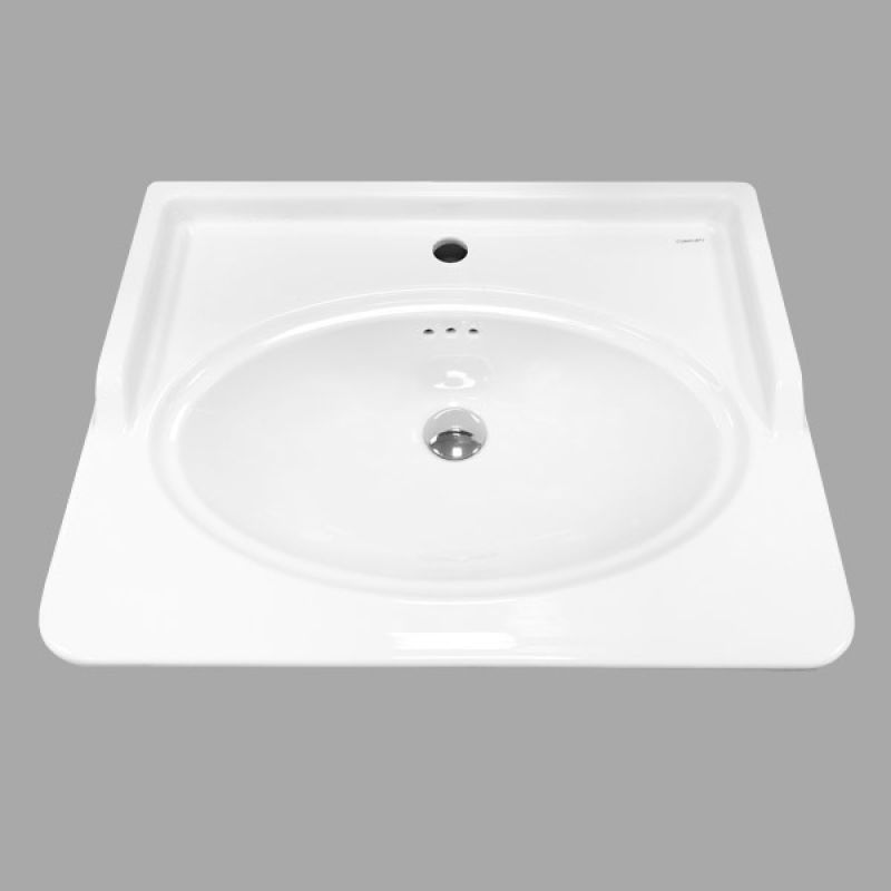 Тумба с раковиной Comforty "Неаполь-65" 00004148729 белый глянец с раковиной 50165