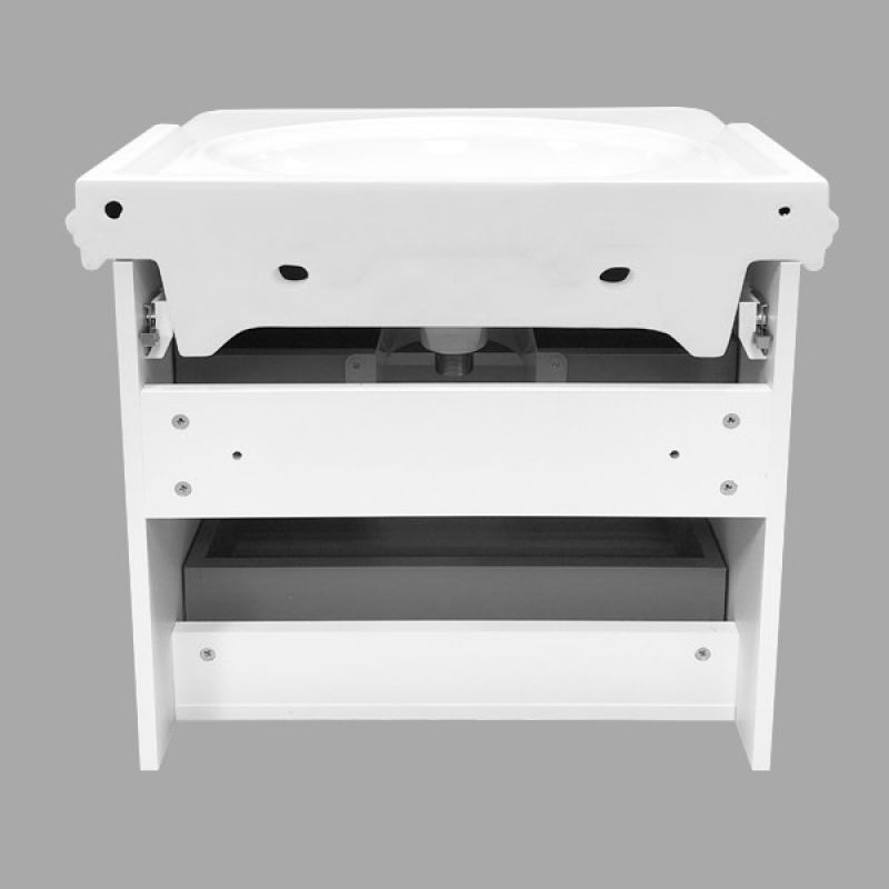 Тумба с раковиной Comforty "Неаполь-65" 00004148729 белый глянец с раковиной 50165