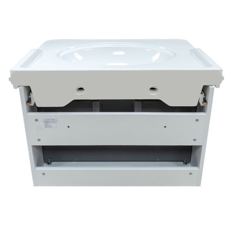 Тумба с раковиной Comforty "Неаполь-80" 00004147564 белый глянец с раковиной 50180