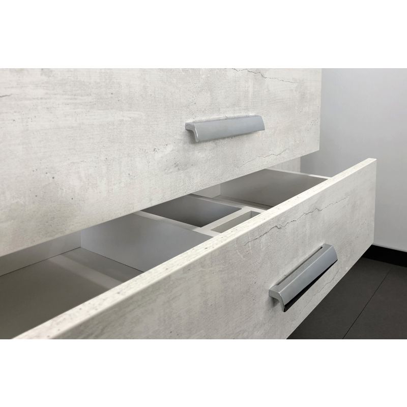 Тумба с раковиной Comforty "Никосия-80П" 00004138839 дуб белый с раковиной Fest 80 F01