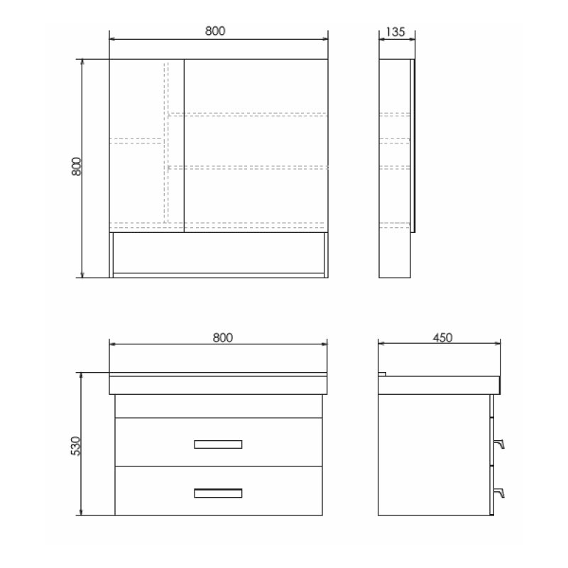 Тумба с раковиной Comforty "Никосия-80П" 00004138839 дуб белый с раковиной Fest 80 F01