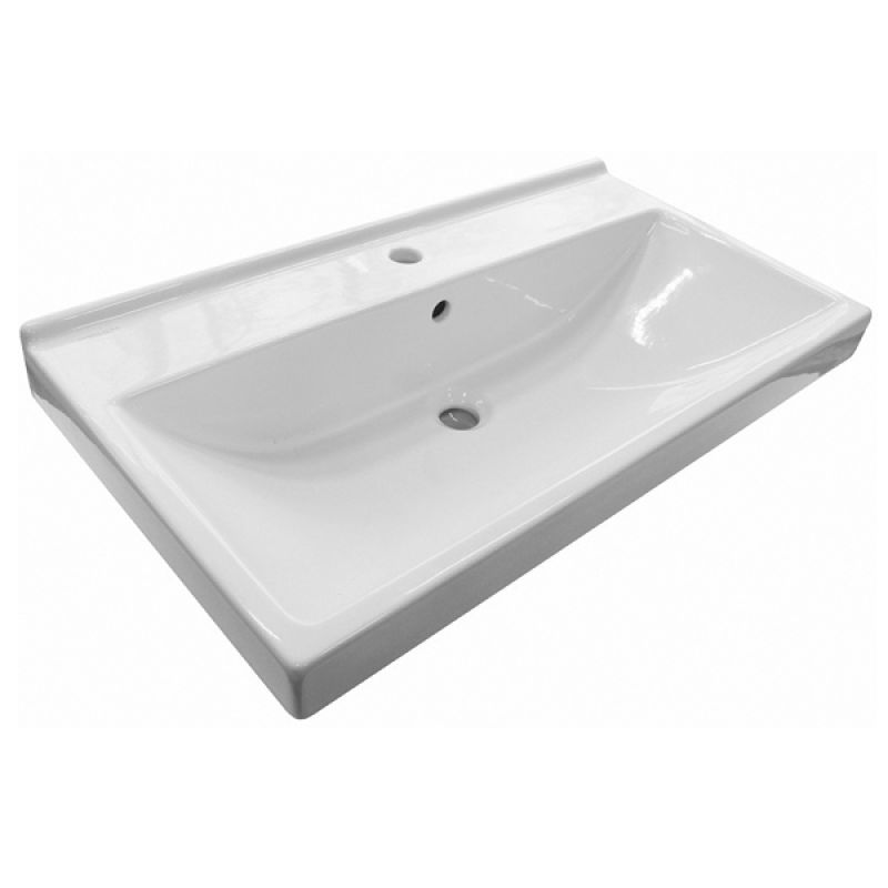 Тумба с раковиной Comforty "Осло-80" 00-00000836 бетон светлый с раковиной Fest 80 F01