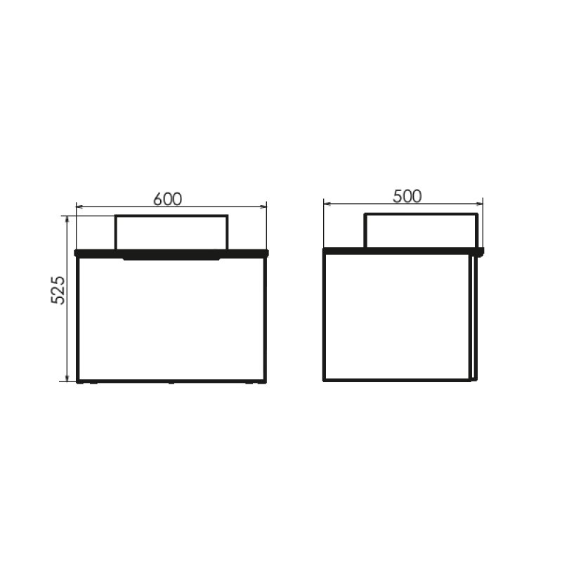 Тумба с раковиной Comforty "Портленд-60" 00-00013791 дуб шоколадно-коричневый со столешницей под мрамор Калакатта Блэк с раковиной Comforty 9110