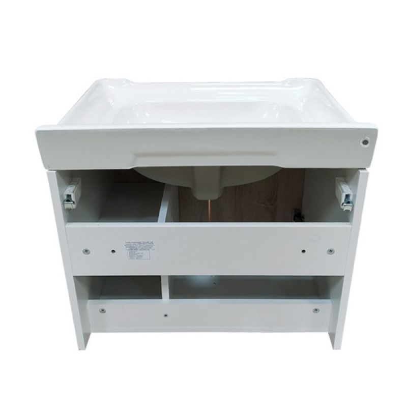 Тумба с раковиной Comforty "Рига-60" 00004142213 дуб сонома с раковиной Comforty 9335-60