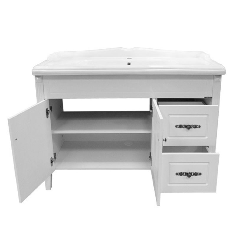 Тумба с раковиной Comforty "Севилья-100" 00003132627 слоновая кость с раковиной Comforty Т-9315