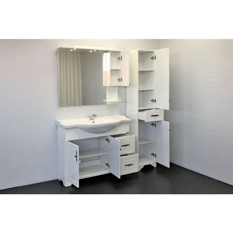 Тумба с раковиной Comforty "Севилья-100" 00003132627 слоновая кость с раковиной Comforty Т-9315