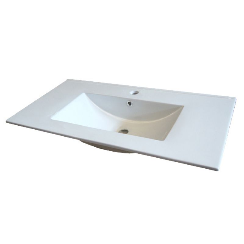 Тумба с раковиной Comforty "Страсбург-90" 00-00006557 дуб дымчатый с раковиной Comforty 90E