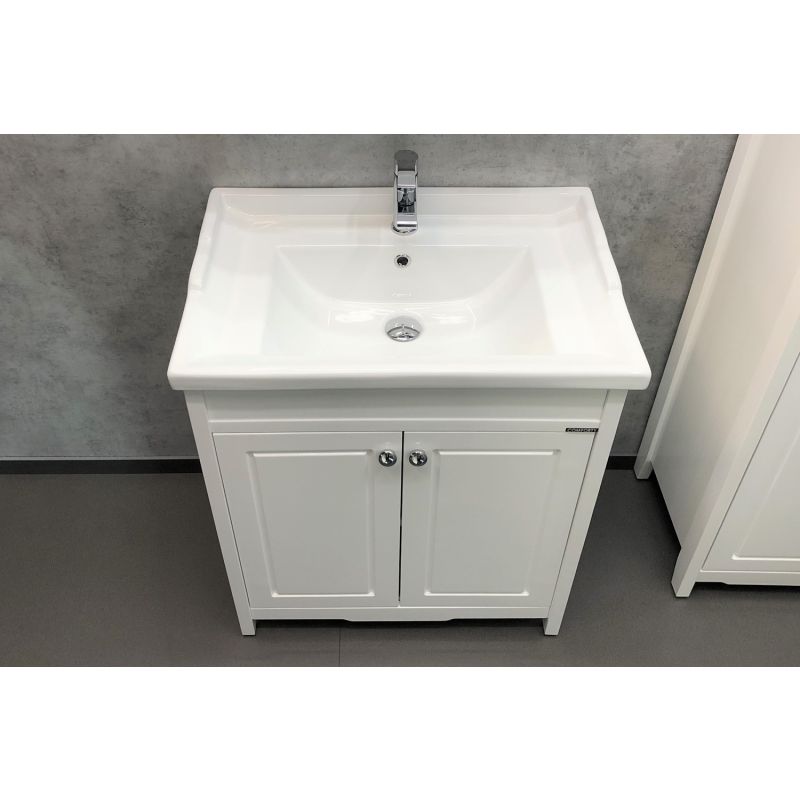 Тумба с раковиной Comforty "Тбилиси-70" 00003132629 белый глянец с раковиной Comforty XD-F70