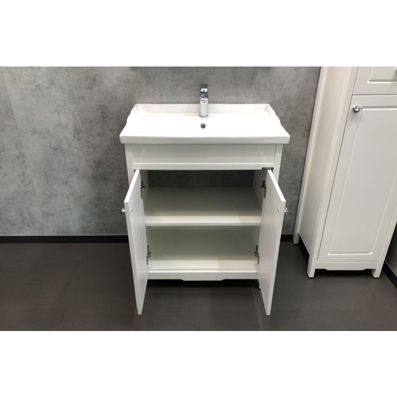 Тумба с раковиной Comforty "Тбилиси-70" 00003132629 белый глянец с раковиной Comforty XD-F70