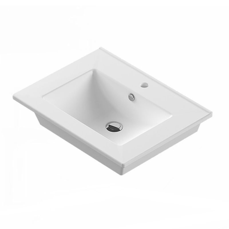 Тумба с раковиной Comforty "Тулуза-60" 00003129378 сосна лоредо с раковиной "Quadro 60 "