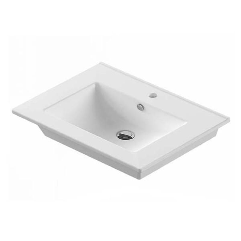 Тумба с раковиной Comforty "Тулуза-75" 00003132328 сосна лоредо с раковиной "Quadro 75"