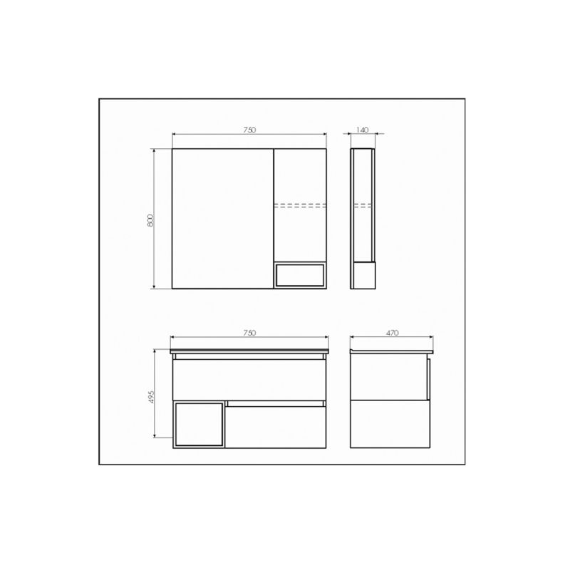 Тумба с раковиной Comforty "Турин-75" 00004147332 дуб белый с раковиной Comforty 75E