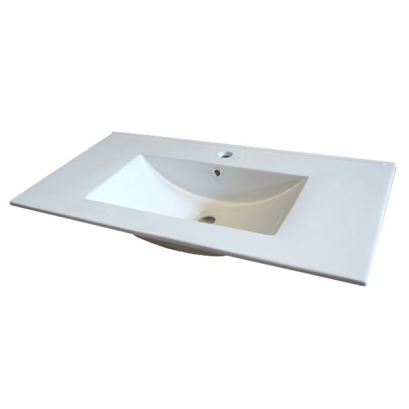 Тумба с раковиной Comforty "Турин-90М" 00-00013940 дуб бежевый с раковиной Comforty 90E