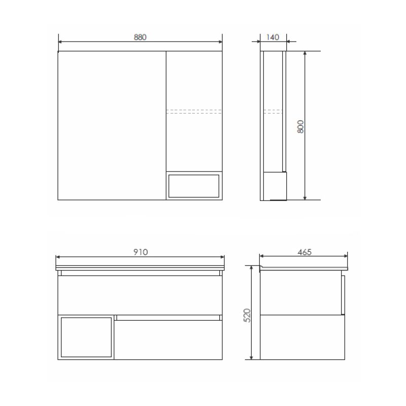 Тумба с раковиной Comforty "Турин-90М" 00-00014644 дуб белый с раковиной Comforty 90E