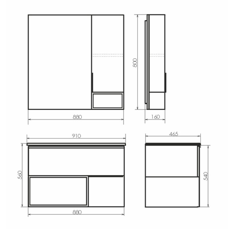 Тумба с раковиной Comforty "Франкфурт-90" 00-00002048 дуб шоколадно-коричневый с раковиной  Comforty 90E черная матовая