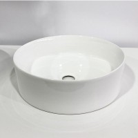 Тумба с раковиной Comforty "Эдинбург-60" 00-00002782 бетон светлый с черной столешницей с отверстием под смеситель №12, с раковиной Comforty 9111