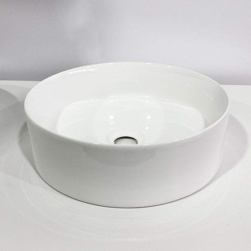 Тумба с раковиной Comforty "Эдинбург-60-2" 00-00005701 бетон светлый с черной столешницей с отверстием под смеситель, с раковиной Comforty 9111