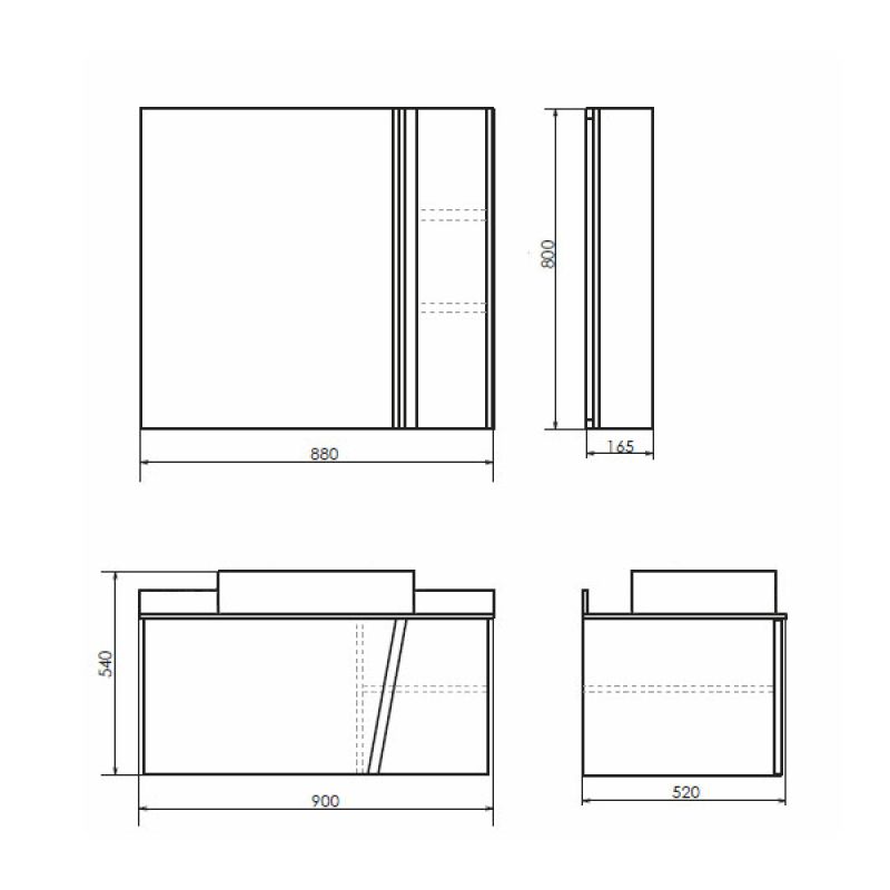 Тумба с раковиной Comforty "Эдинбург-90" 00004149881 бетон светлый с черной столешницей, с раковиной Comforty 78189