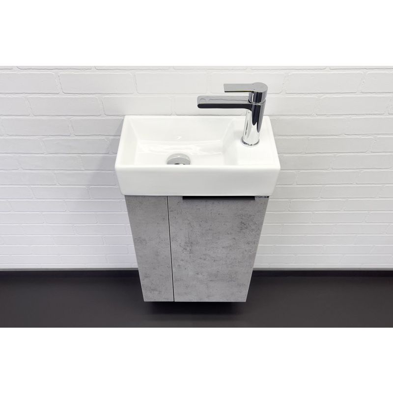 Тумба с раковиной Comforty Асти-40 00-00013669 бетон светлый с раковиной Comforty 9140