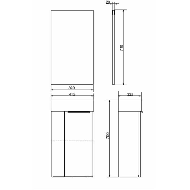 Тумба с раковиной Comforty Асти-40 00-00015420 дуб темно-коричневый с раковиной Comforty 9140