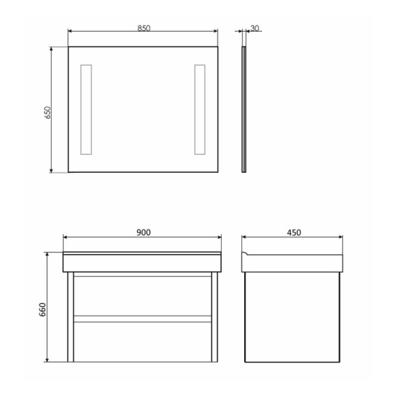 Тумба с раковиной Comforty Дублин 89 00-00005213 белый глянец с раковиной Адриана 90