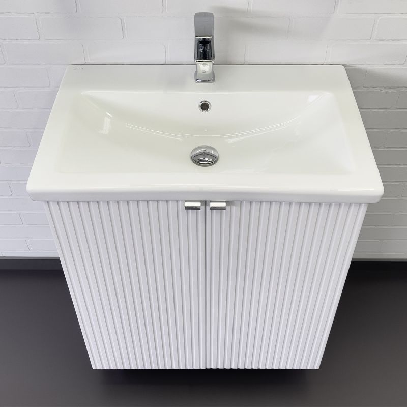 Тумба с раковиной Comforty Лима-70 00-00004892 белый матовый с раковиной Como 70