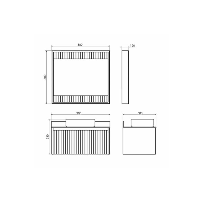 Тумба с раковиной Comforty Марсель-90 00-00013795 белый матовый со столешницей под мрамор Калакатта Блэк c раковиной Comforty T-Y9378