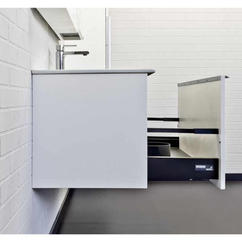 Тумба с раковиной Comforty Мерано 90 00-00010665 белый матовый с раковиной Quadro 90