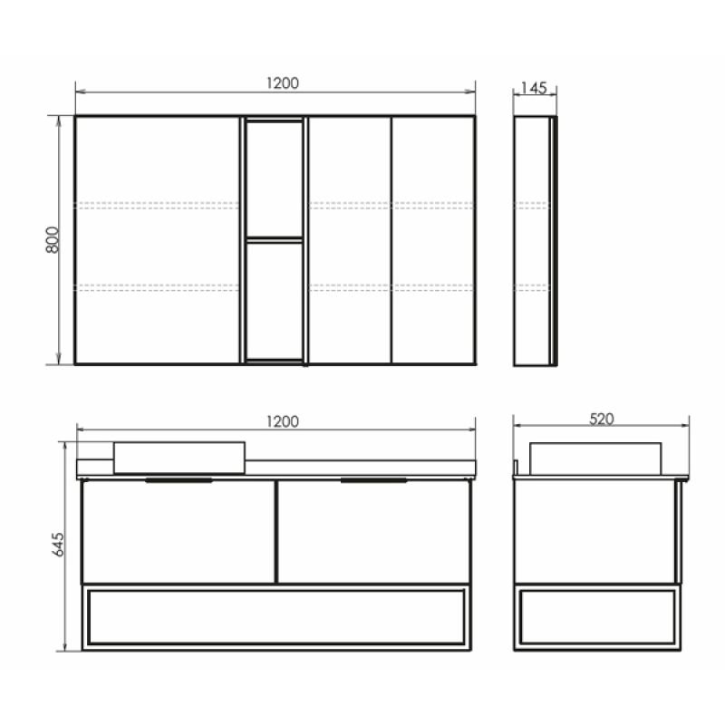 Тумба с раковиной Comforty Порто-120-1 00-00008905 дуб дымчатый с белой столешницей c раковиной Comforty 9110