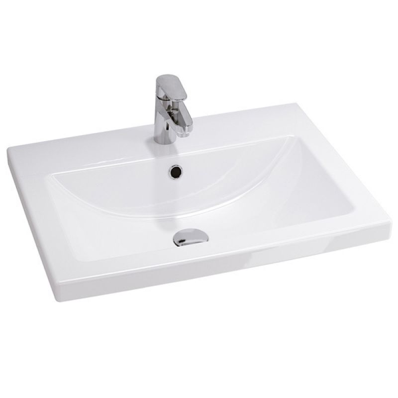 Тумба с раковиной подвесная Comforty "Осло-70ПД" 00-00006118 бетон светлый с раковиной COMO 70