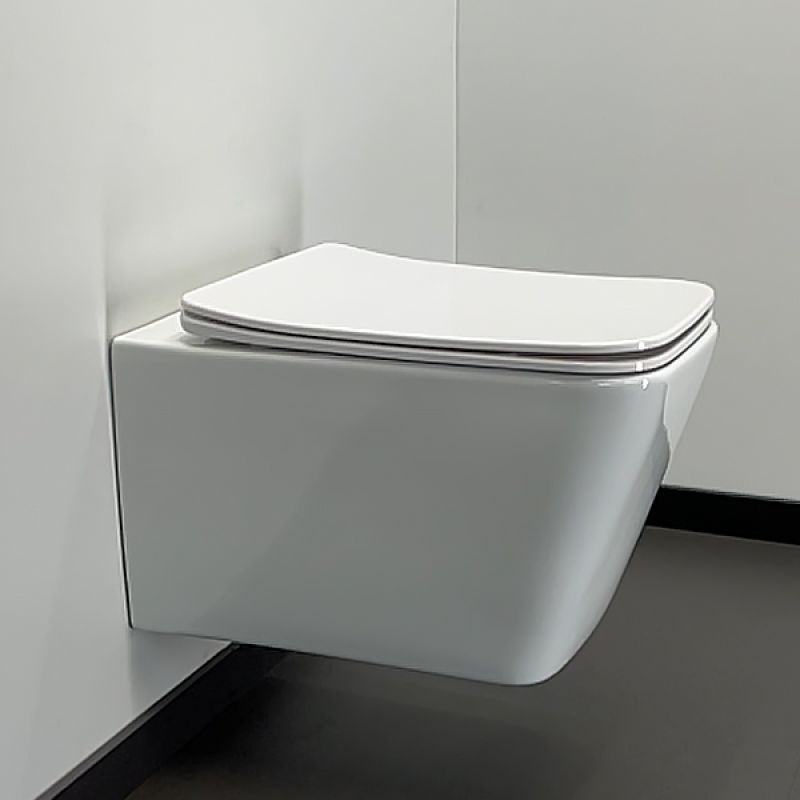 Подвесной безободковый унитаз Comforty, белый, 00-00012849