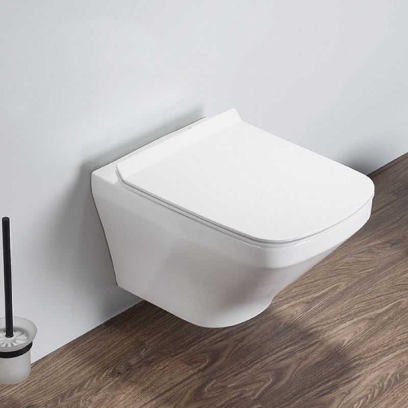 Подвесной безободковый унитаз Comforty, белый, 00-00012861