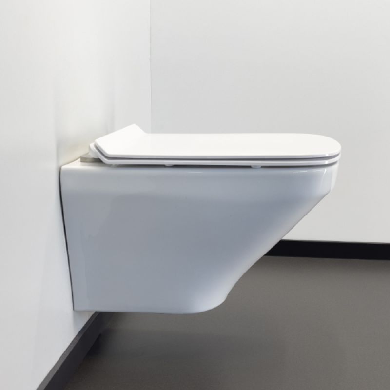 Подвесной безободковый унитаз Comforty, белый, 00-00012861