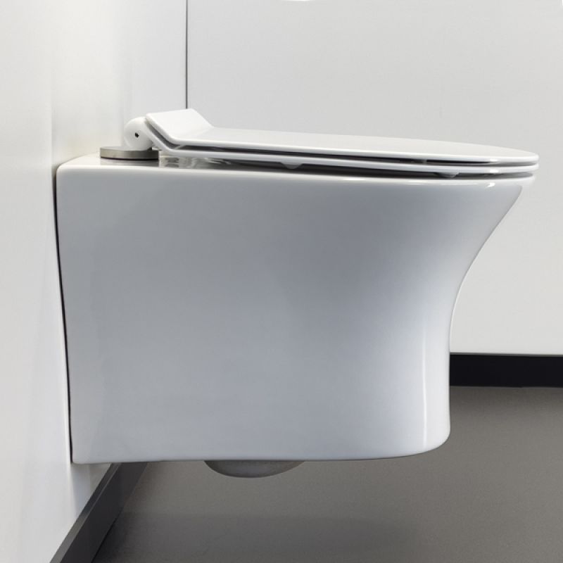 Подвесной безободковый унитаз Comforty, белый, 00-00012867