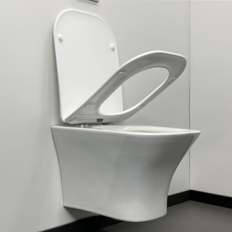 Подвесной безободковый унитаз Comforty, белый, 00-00012869