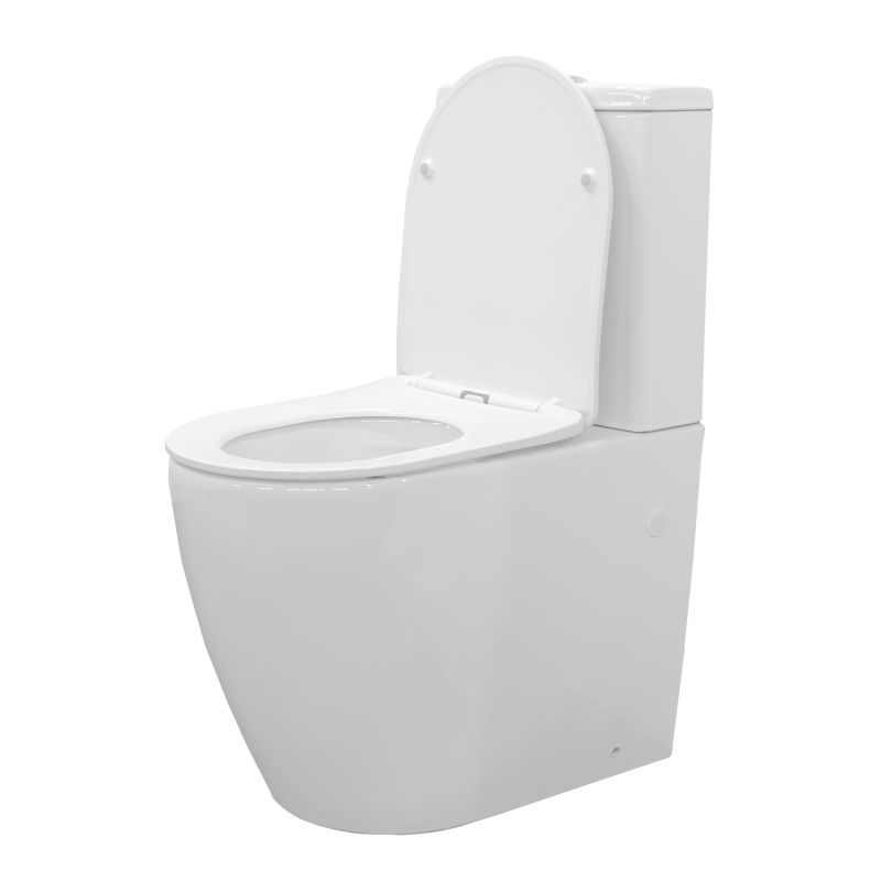 Унитаз-компакт Comforty 00-00016285, безободковый, сиденье с микролифтом, белый