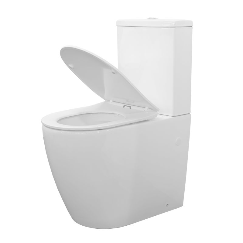 Унитаз-компакт Comforty 00-00016285, безободковый, сиденье с микролифтом, белый