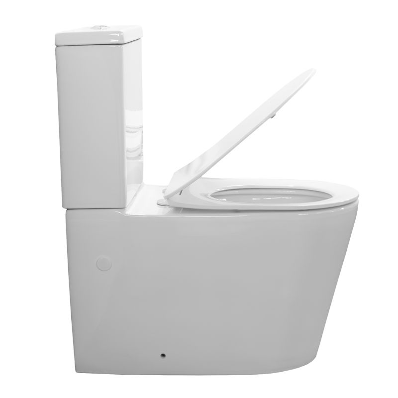 Унитаз-компакт Comforty 00-00016278, безободковый, сиденье с микролифтом, белый