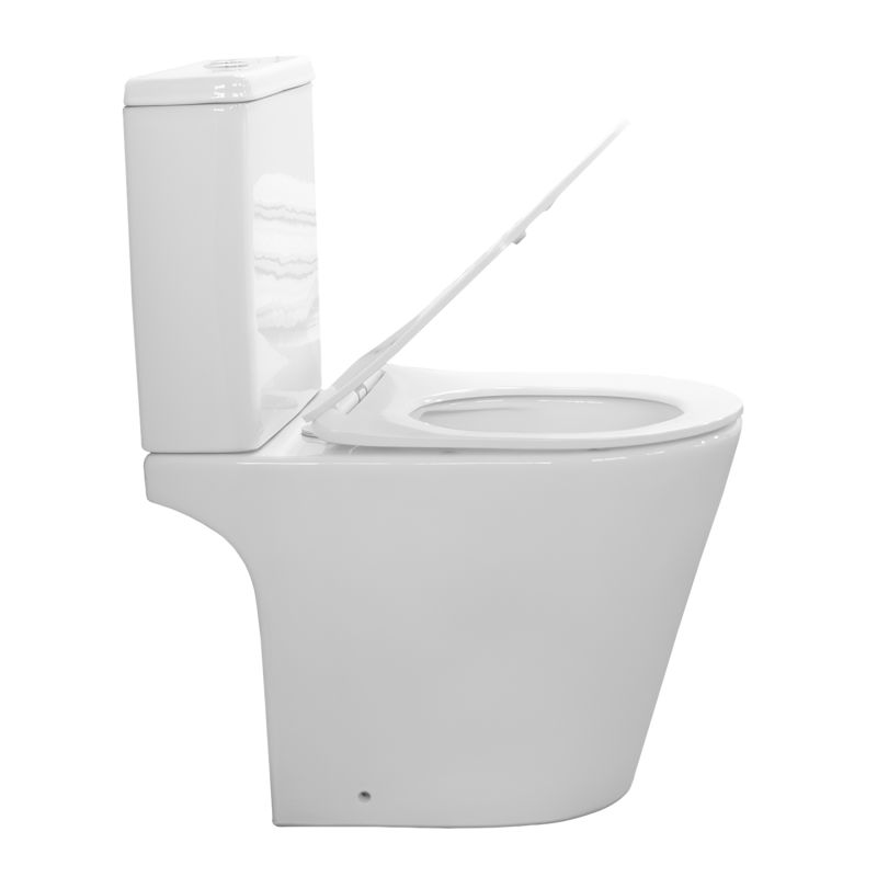 Унитаз-компакт Comforty 00-00016277, безободковый, сиденье с микролифтом, белый