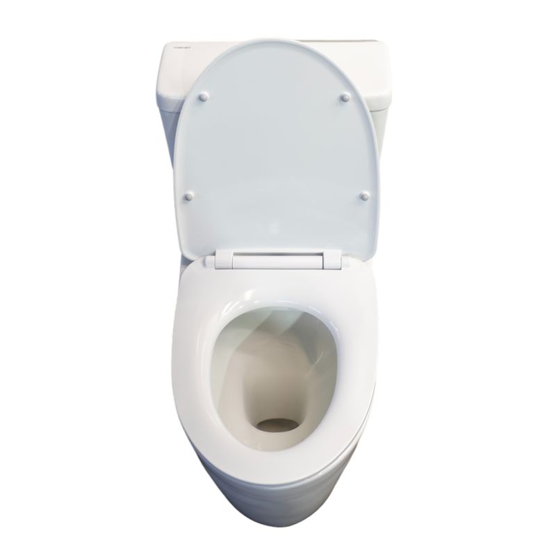 Унитаз-моноблок Comforty 00-00014866, безободковый, сиденье с микролифтом, белый