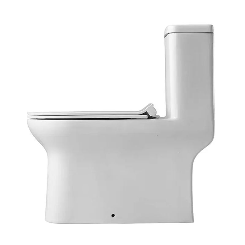 Унитаз-моноблок Comforty 00-00014868, безободковый, сиденье с микролифтом, белый