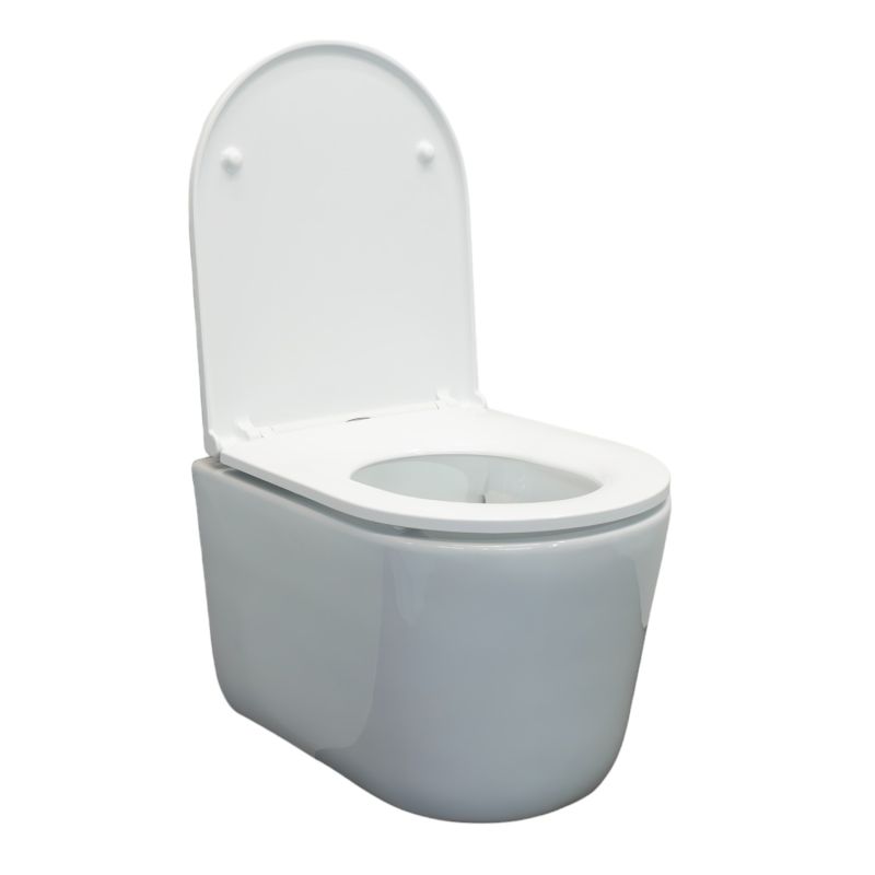 Подвесной унитаз Comforty 00-00014869, безободковый, сиденье с микролифтом, белый