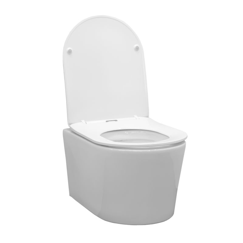 Подвесной унитаз Comforty 00-00016276, безободковый, сиденье с микролифтом, белый