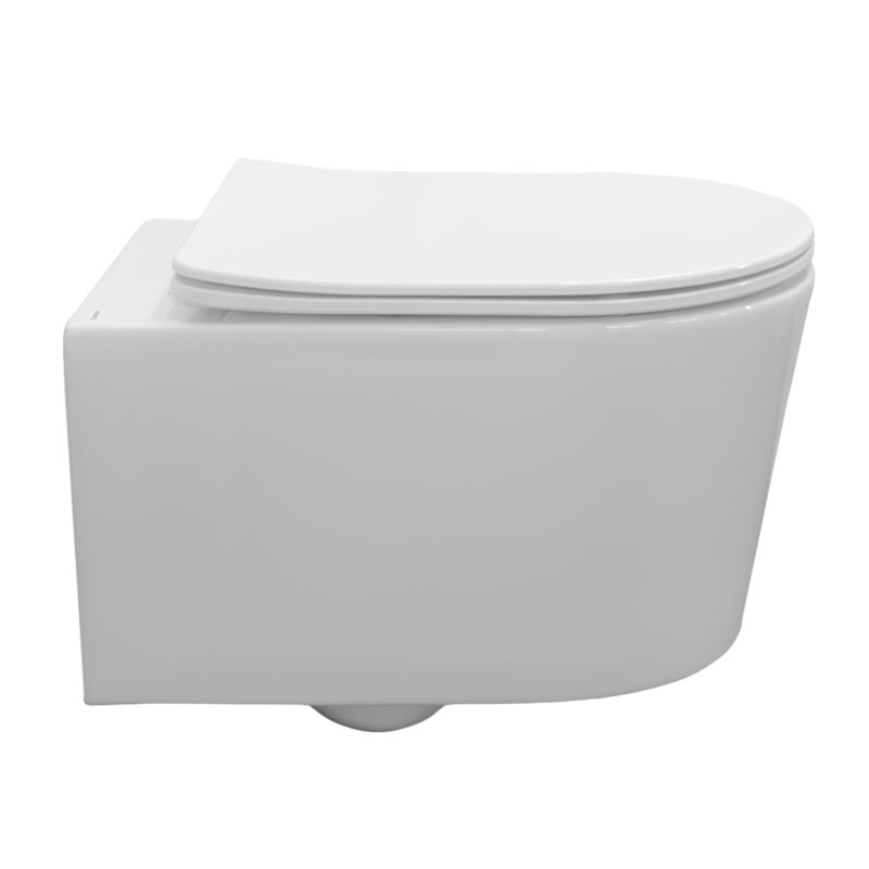 Подвесной унитаз Comforty 00-00016276, безободковый, сиденье с микролифтом, белый