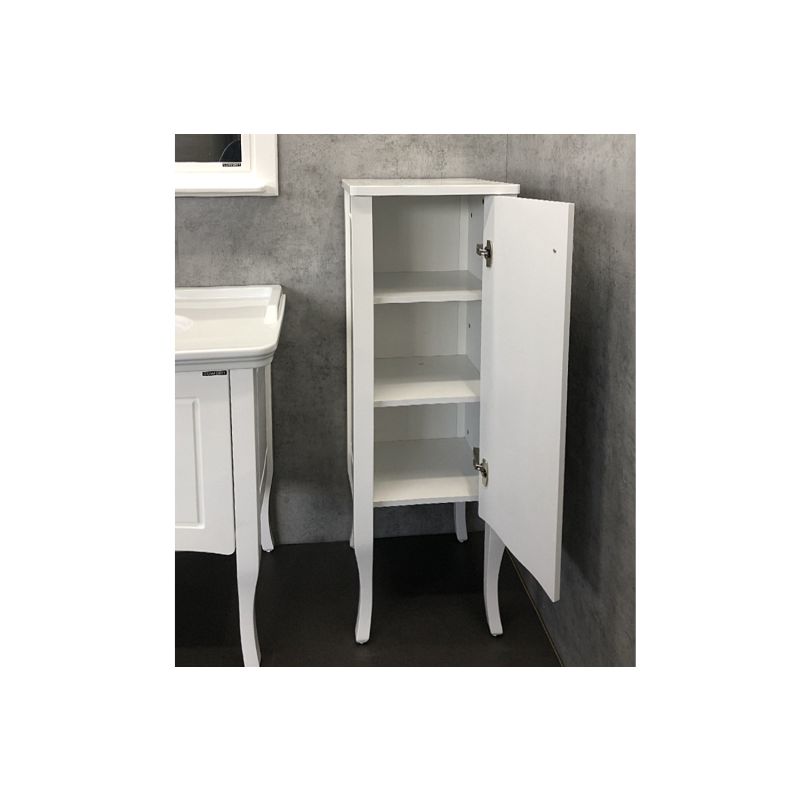 Шкаф полупенал Comforty Павия 40 00004148000 Белый глянец