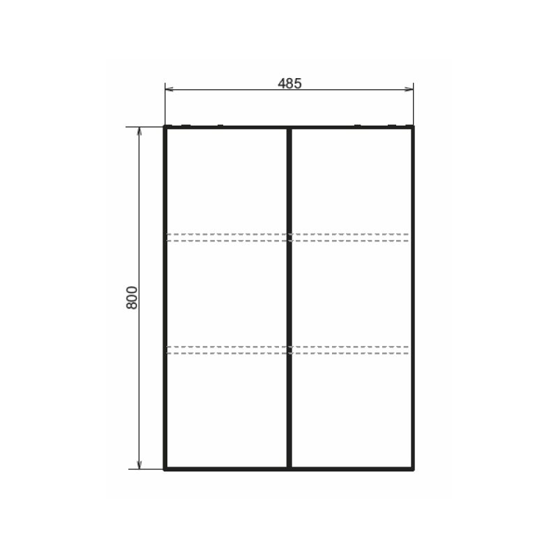 Подвесной шкаф Comforty Порто 50 00-00009245 Дуб темно-коричневый