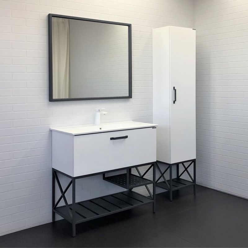 Шкаф пенал Comforty "Бредфорд-40" 00-00009884 белый