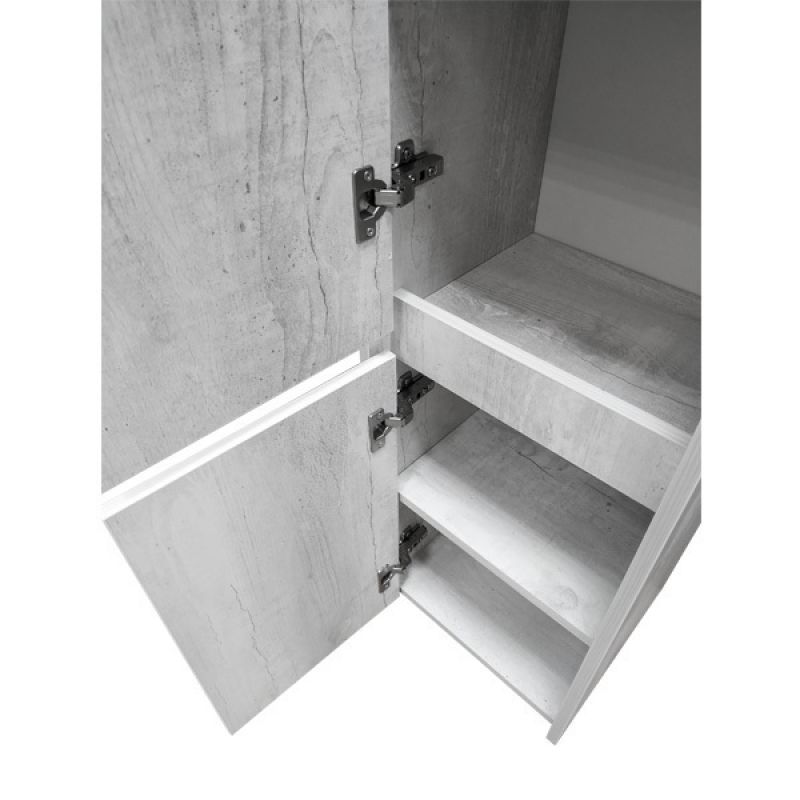 Шкаф пенал Comforty "Бремен-35" 00004142376 дуб белый